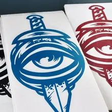 Устойчивая к ультрафиолетовому излучению наклейка с надрезом непромокаемый винил пользовательский автомобильный логотип производители- PX7015