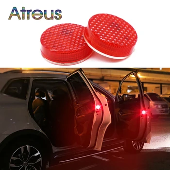 

Atreus Car LED Strobe Lamp Warming Light Stickers For Hyundai solaris i30 ix35 Suzuki swift Acura Lada granta vesta accessories