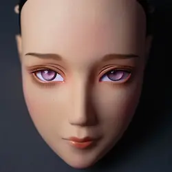 (LiLi маска-05) сладкая Девочка смолы половина головы настроить Косплэй японский ролевая игра Аниме Силиконовые Kigurumi маска Трансвестит кукла