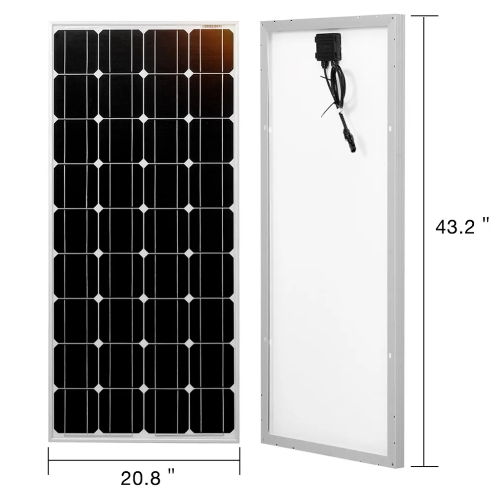 Dokio бренд Панели солнечные Китай 100 Вт монокристаллический кремний 18V celulas solares кремниевую наивысшего качества солнечное зарядное устройство на солнечной батарее