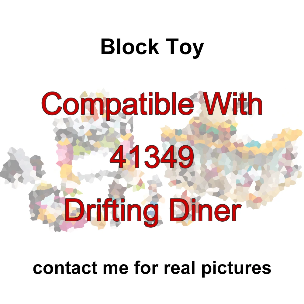 

Fit Legoness Friends 41349 Drifting Diner Set Car Mini Figures Burger 345pcs Building Blocks Toys for Kids Girls Birthday Gift