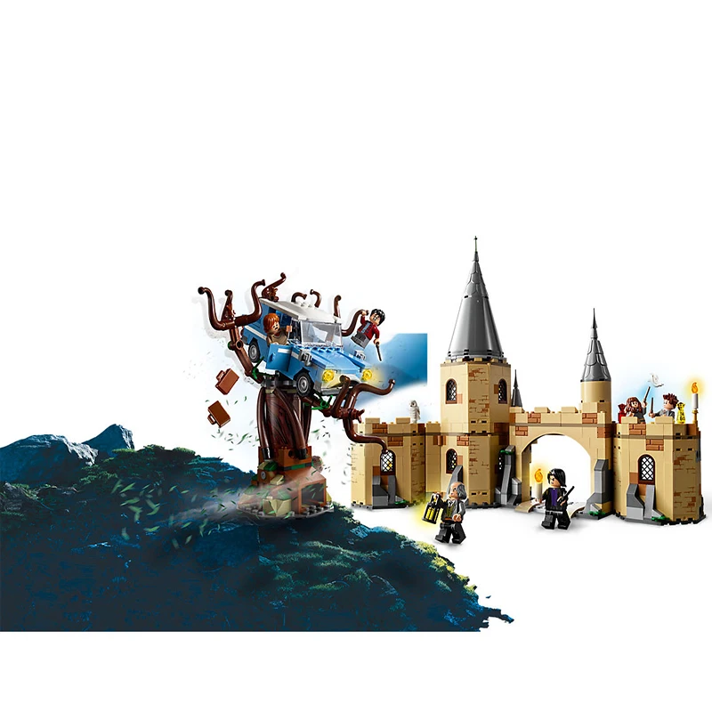 

Lepin 16054 Harri Movie Pottered The Hogwartsing Whomping Willow Building Blocks 843pcs Compatible Legoingly 75953 Toys For Kids