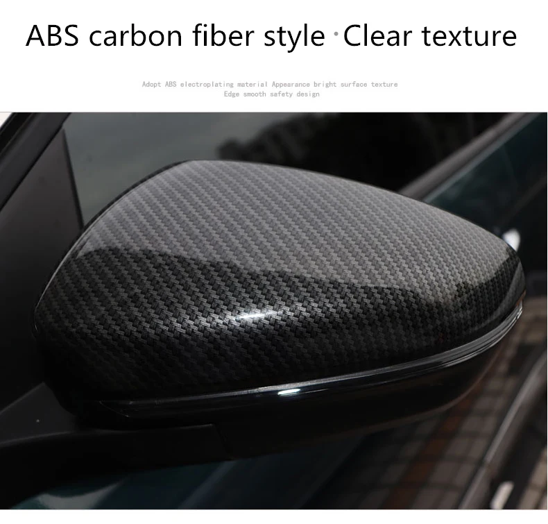 ABS углеродного волокна крышка зеркала заднего вида Накладка для peugeot 5008 3008 внешний модификация декоративные аксессуары