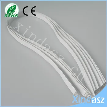 

(6pcs/lot) 7 pin FFC 1.25mm 9mm width 530mm length flat ffc airbag cable for renault Megane II