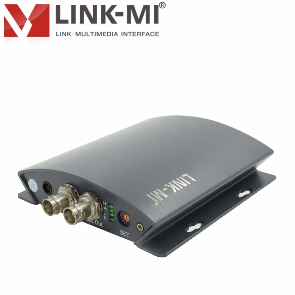 LINK-MI LM-PSY01 Professional SD/HD/3G SDI to YPbPr Converter Audio control DIP Switch BNC Connector input signal adaptively