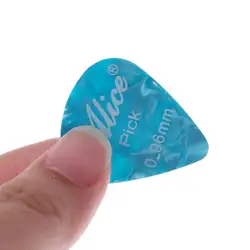 Гитара pick Celluloid Plectrum толщина 0,46 0,71 0,81 0,96 1,20 1,50 мм-цвет случайный