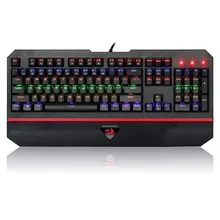 Redragon K558 ANALA Rainbow Mechanical Gaming Keyboard with LED Backlit ANTI GHOSTING 104 Keys Teclado Gamer