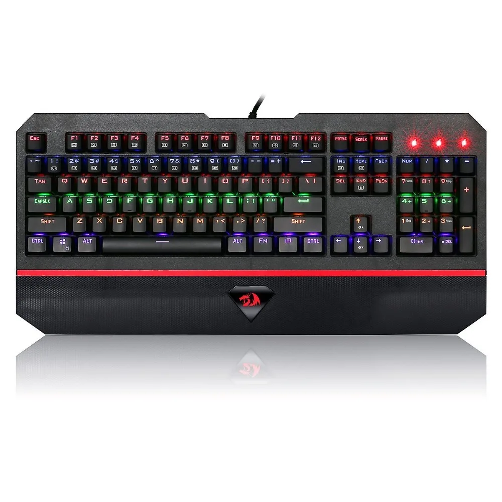 Redragon K558 anala Радуга Механическая игровая клавиатура с светодиодный подсветкой ANTI