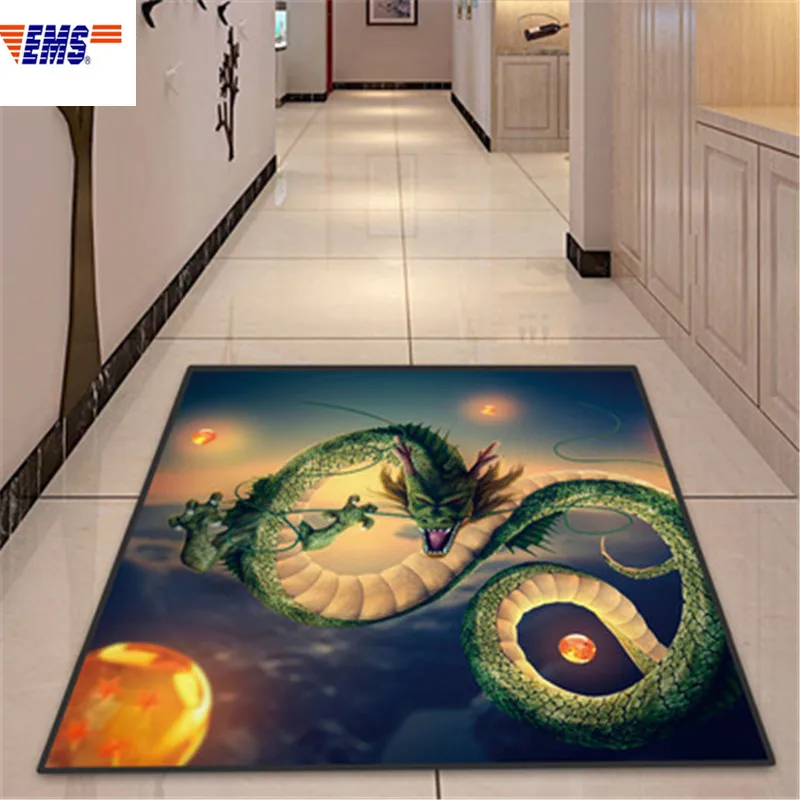 

160X160CM Dragon Ball Z Son Goku Ultra Short Plush Carpet Creative Action Figure Hanging Chair Cushion Home Ornaments X975