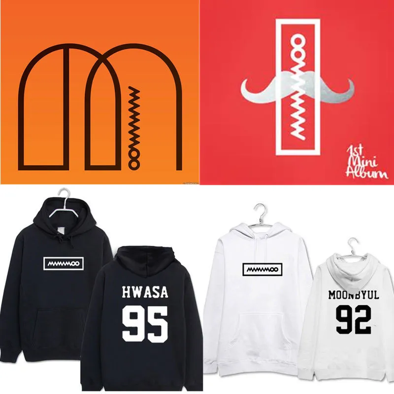 Allkpoper mamamoo Кепки Толстовка [Hello] унисекс Sweatershirt wheein толстовки с капюшоном Для
