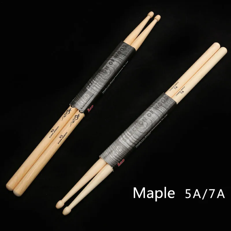 Ритм мат барабанная палка HRM 5A 5B 2B 7A Hickory/клен барабанные палочки