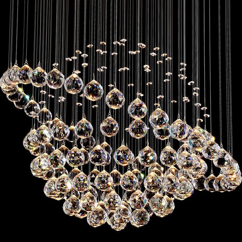 Flash Deal jmmxiuz 2018 HOT selling New Modern K9 LED Crystal Chandelier Crystal Lamp 100% Guarantee 4