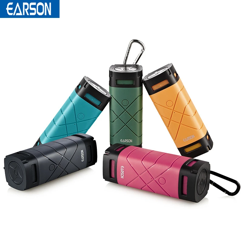 

EARSON ER163 Smart Speakers Outdoor Seflie Function bluetooth Speaker Waterproof Biking Wireless bluetooth Speaker for Iphone