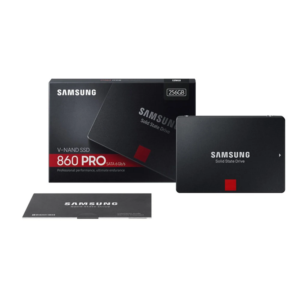 SAMSUNG 860 PRO SSD 512 ГБ 256 ГБ SSD жесткий диск Внутренний твердотельный диск 2," SATA III 256 ГБ для ноутбука Настольный ПК