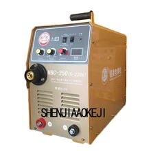 NBC-250G ручная сварка однофазный 220 В сварочный аппарат, портативный Диоксид углерода защищенный Газовый паяльник маленькие сварочные инструменты
