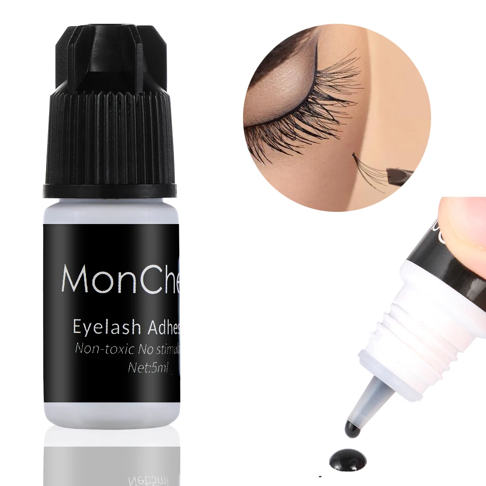 5ml Fast Drying Professional Eyelash Extension Glue Adhesive Long Lasting Non-odor 3s Fast Drying Environmental Lash Glue