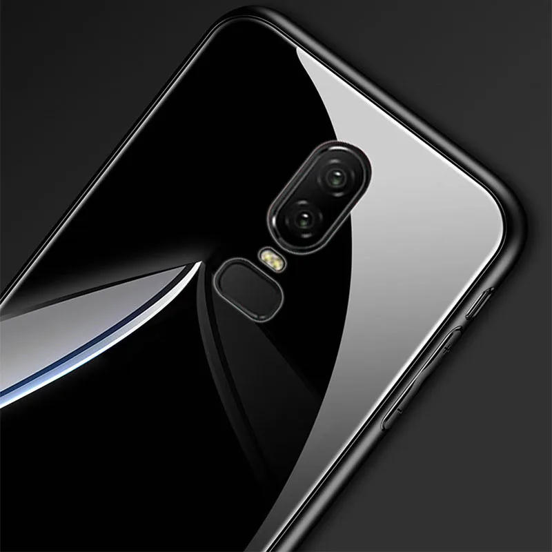 SemgCeKen стеклянный зеркальный чехол для oneplus 5 t 6t 7 pro 7pro one plus силиконовый Жесткий из