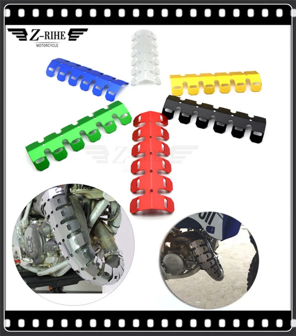 

Motorcycle Accessories moto Exhaust Muffler Pipe Leg Protector Heat Shield Cover For Kawasaki KX65 KX80 85 KX125 KX250 KX250F KX