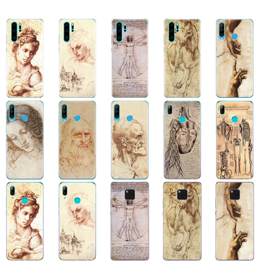 Чехол для задней панели Huawei P30 PRO LITE чехол huawei mate 20 pro lite p smart 2019 plus Италия leonardo da vinci
