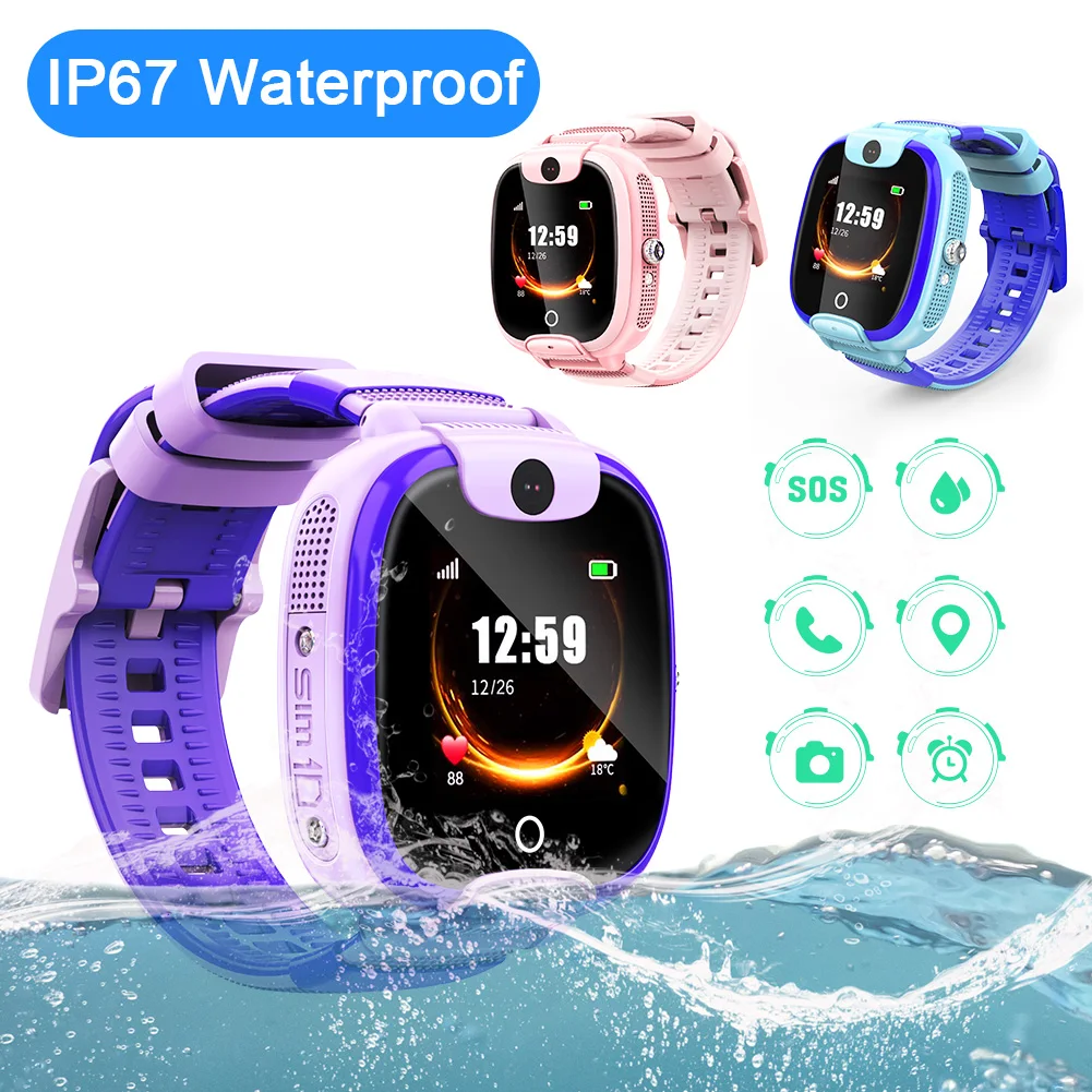 

2019 New Smart Watch Men Kids IP67 IPS Screen SOS Call Phone SmartWatch Child GPS SeTracker Anti-Lost Postioning Devices Relogio