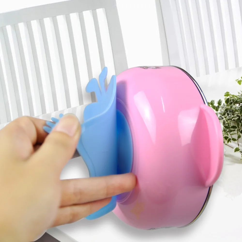 

2pcs Stay Put Suction Bowl Feeding Children Bowl Suction Baby Food Container Slip-resistant Suction Children's Tableware Sucker