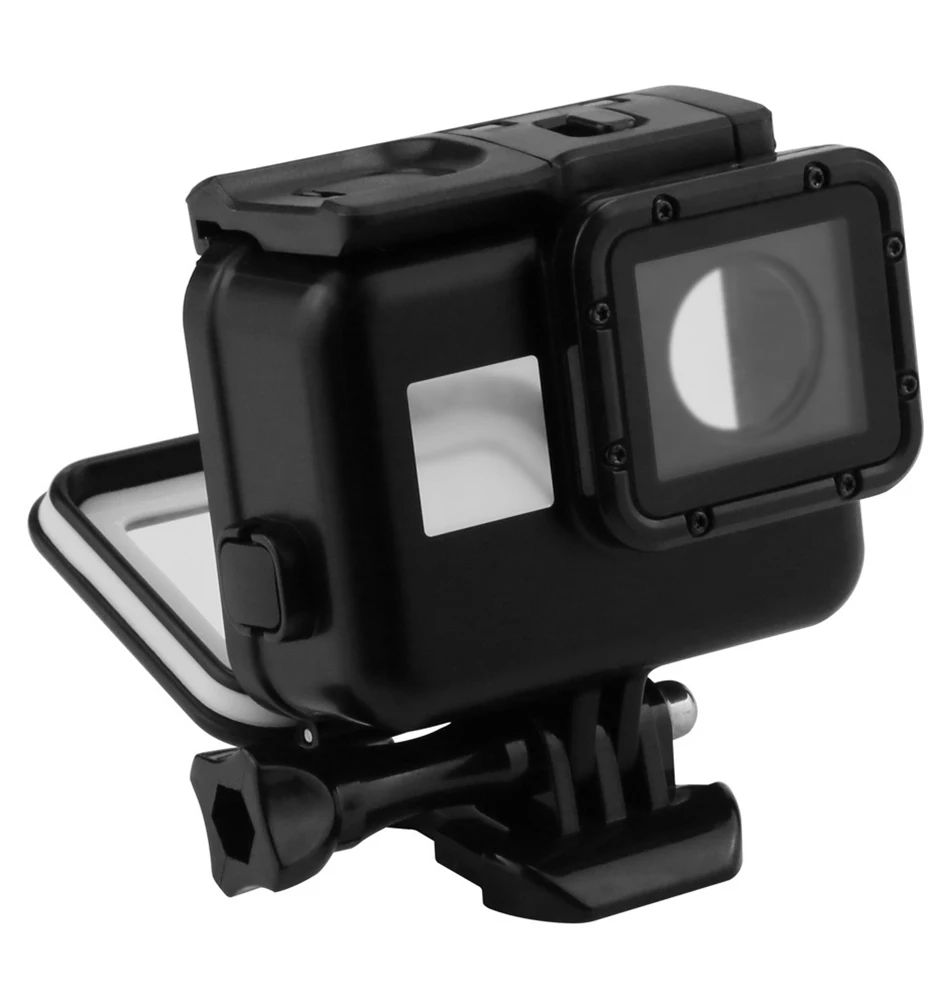 

Black Waterproof Shell for GOPRO5 6 7 HERO Diving Shell Tou&ch Screen Waterproof Protective Case PC Aluminum Alloy