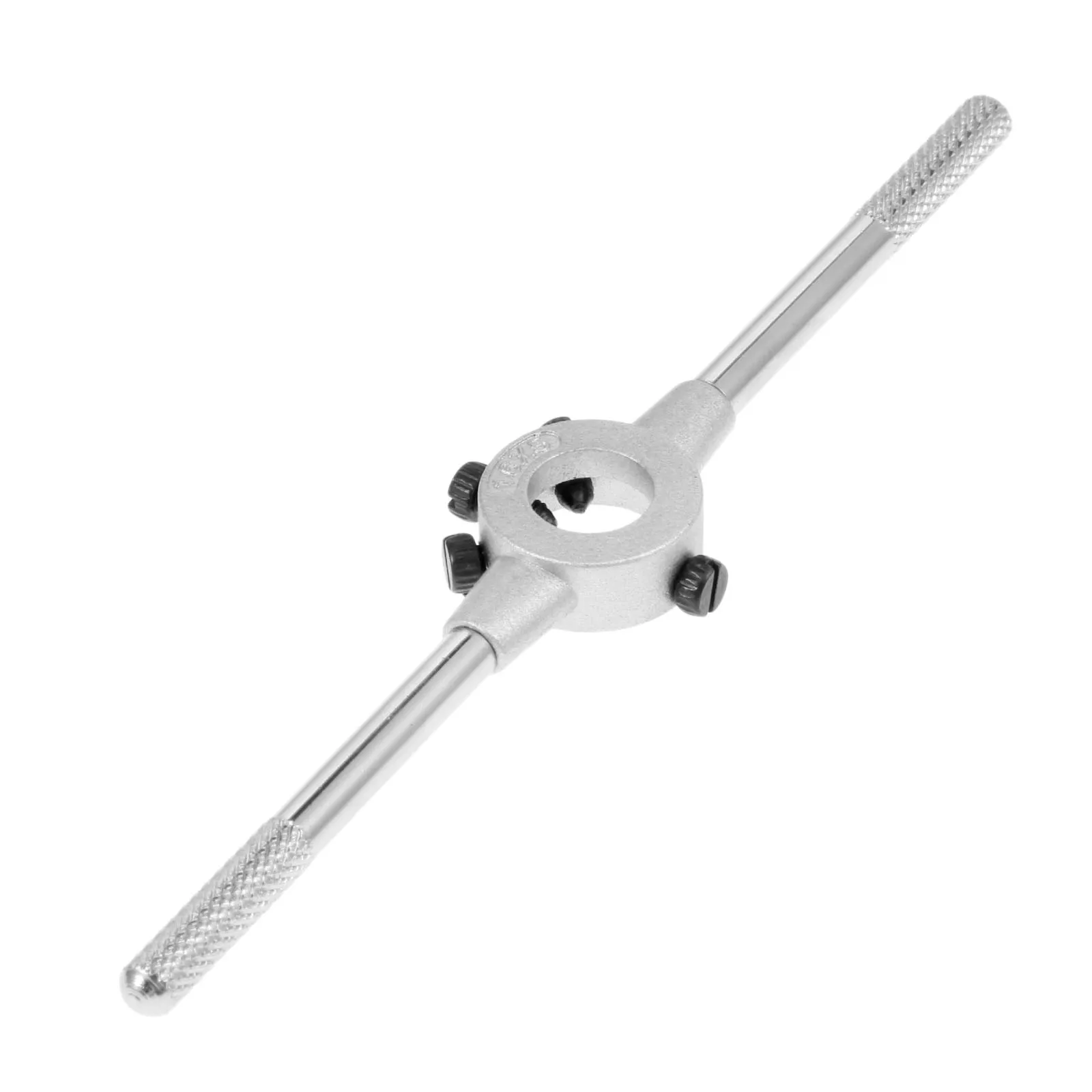 

DRELD 1Pc 16mm Die Wrench Steel Circular Die Handle Hand Tools for M1-M2.6 Dies Threading Tools Metal Workpiece Thread Maker