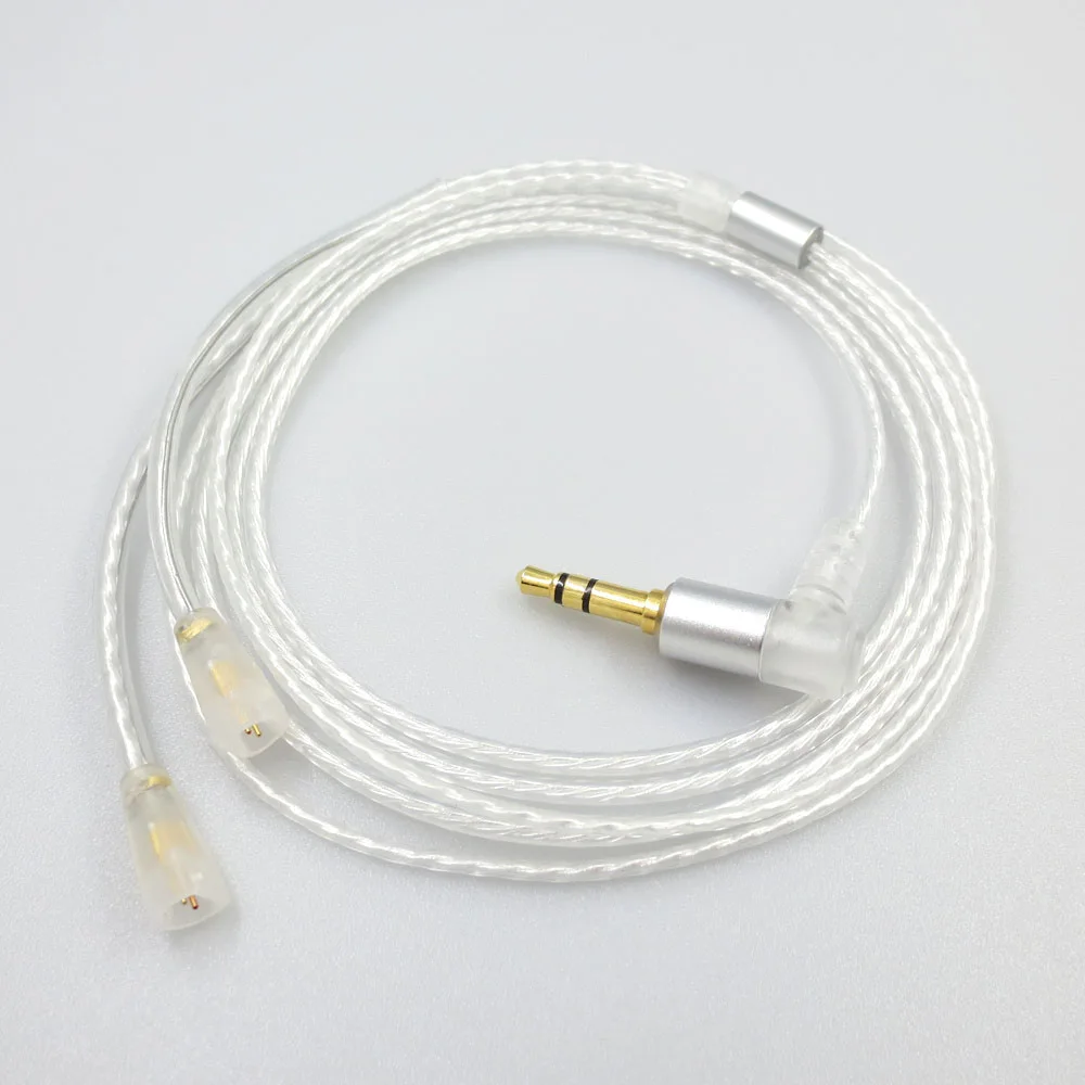 ZSFS Transparent Silver plated DIY Detachable Headphone Cable For Sennheiser IE80i IE8i IE80 IE8 ie80s Headphone