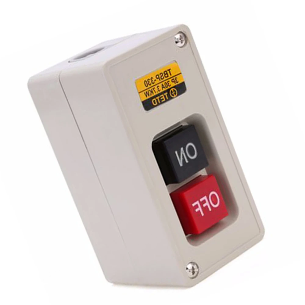 TBSP-330 30A 3,7 кВт блокировочный выключатель питания модуль включения выключения лампы двора ночник Открытый контроль кнопочные переключатели