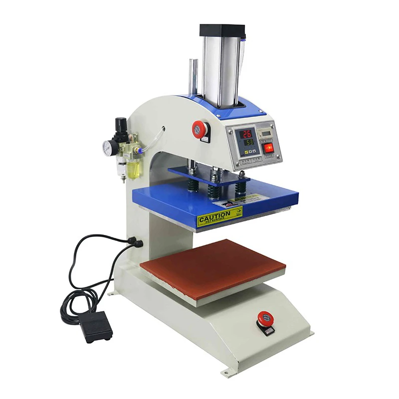 

Wtsfwf 15*15CM Auto Pneumatic Small Logo Heat Press Printer Logo Heat Press Printer Machine for t shirts cases