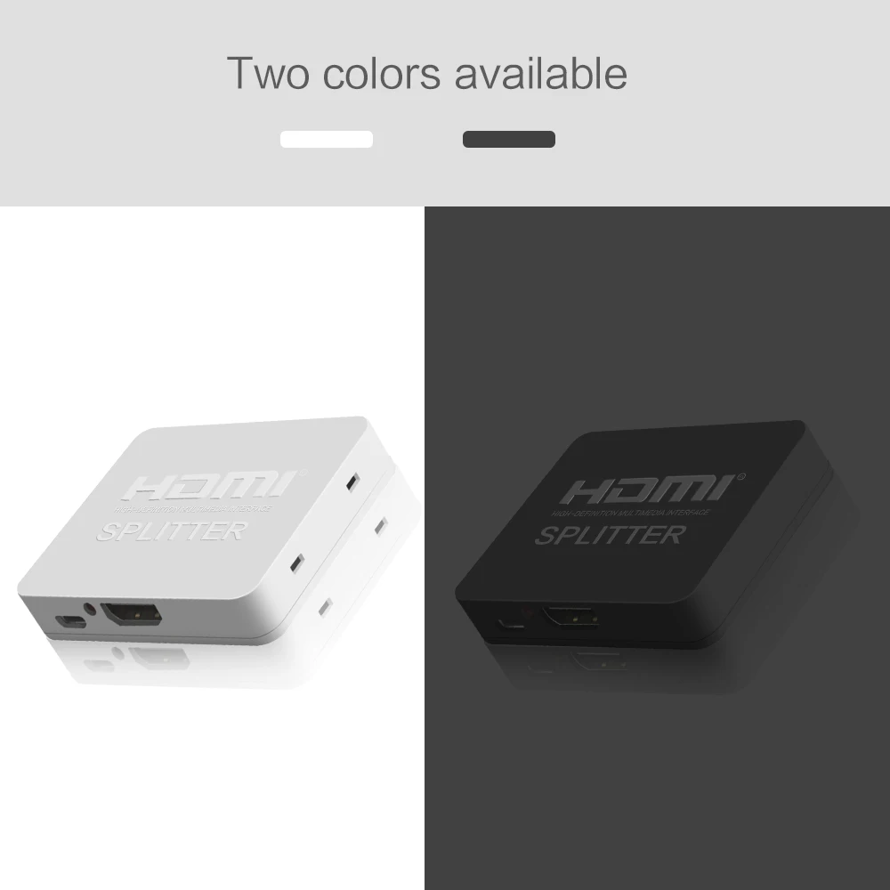 Сплит выключатель HDMI 1x2 Full HD 1080p 4K HDCP видео переключатель сплит 1 вход 2 выхода