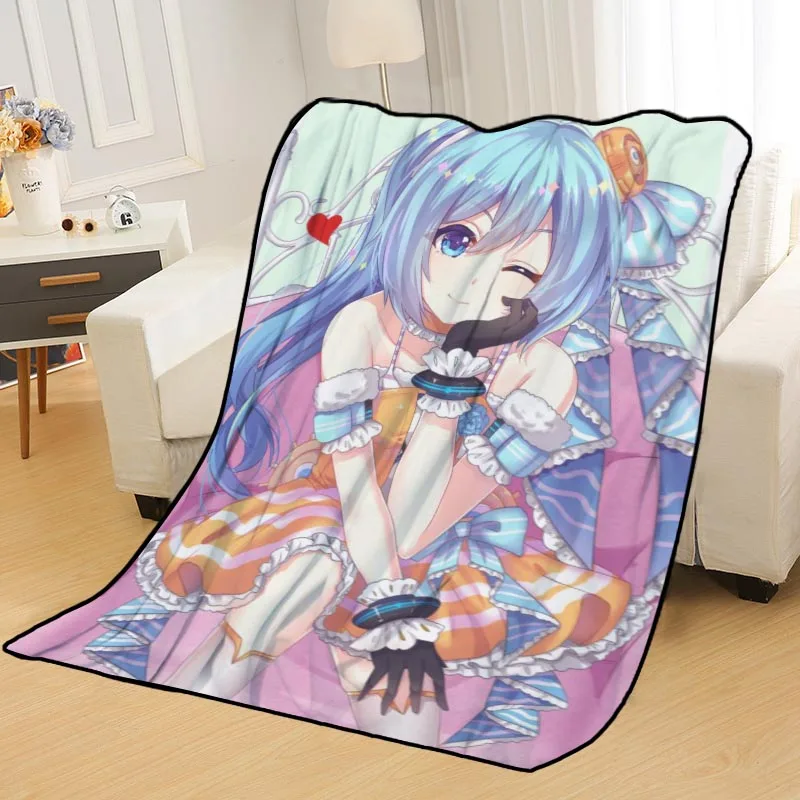 Новое поступление Hatsune Miku одеяло s печать мягкий сон одеяло на дом/диван/офис портативный дорожный Чехол одеяло