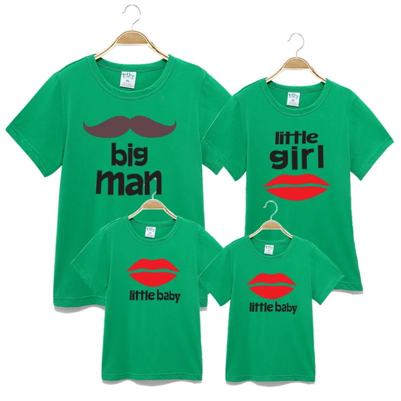 

Family summer clothes 2016 New Crown Family matching outfits T-shirt Father Mother Son Daughter Short Children's T-shirt O-neck