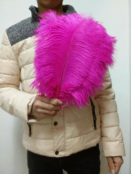 

50 pc quality rose ostrich feathers, 12-14inches / 30-35cm, DIY wedding decorations