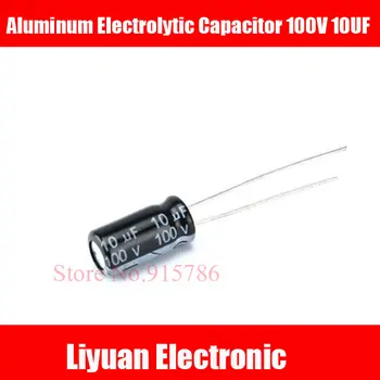 

40pcs/lot Electrolytic Capacitors 100V 10UF 6X11MM Aluminum Electrolytic Capacitor 100v/10uf