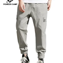 Pioneer Camp Весенние Новые повседневные брюки карго мужские хлопковые Модные Брюки с карманами Мужская брендовая одежда AXX902088