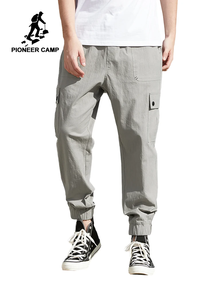 Брюки-карго Pioneer Camp мужские хлопковые с карманами на весну 2019 | Мужская одежда