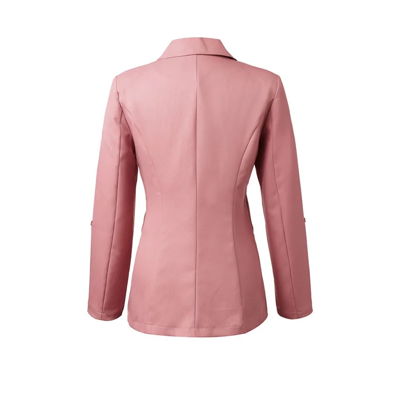 New Autumn Women Long Sleeve Blazer Open Front Short Fashion Cardigan Winter Coat Suit Jacket Outwear Work Office Coat (17)