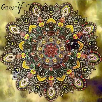 

Wonderful 5D Diamond Painting Mandela Flower DIY Diamond Mosaic Sale Embroidery Rhinestones Picture Diamond Embroidery Full Set
