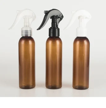 

30pcs 150ml brown color plastic liquid trigger spray pump bottle , 150ml spray container ,cosmetic packaging , perfume bottle
