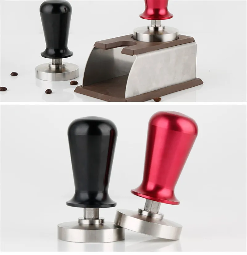 Soild плоская нержавеющая сталь давления порошок кофе машина Темпер 58 мм молоток фасоли