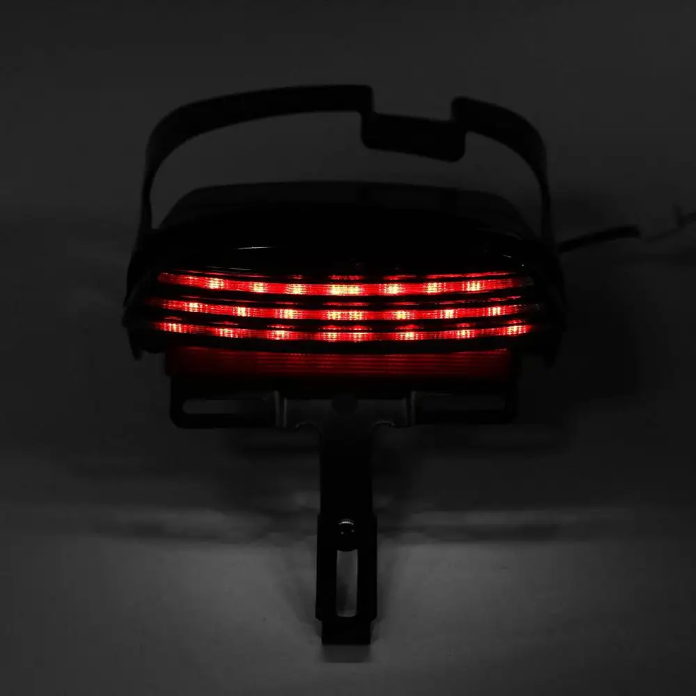 Auxmart светодиодный фонарь Регулируемый Кронштейн номерного знака для Harley Davidson Dyna