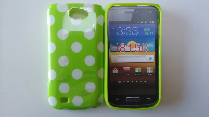 Samsung Galaxy W i8150 Polka Dots Case (2)
