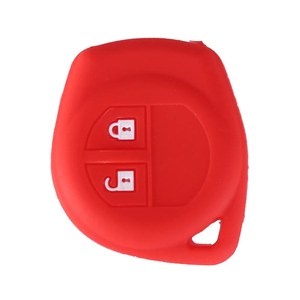 Силиконовый чехол для ключей DANDKEY 2 кнопки SUZUKI SX4 Swift Liana Viara Jimny Alto Ignis estement Remote Honder Fob