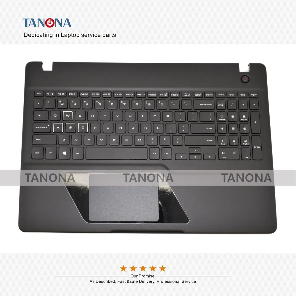 Orig New Palmrest Upper Case US Keyboard Bezel Black for Samsung