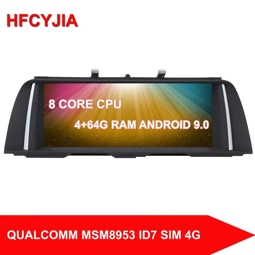 

HFCYJIA 8 Core Android 9.0 System Car Screen Receiver For BMW F10 F11 2011-2017 GPS Navi Stereo 4+64G RAM WIFI 4G SIM BT PIP IPS