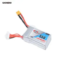 Gaoneng ГНБ 14,8 В 550 мАч 80C/160C 4S Lipo Батарея Rechargeabel W/XT30 Разъем для RC модели Multicopter DIY часть Асса