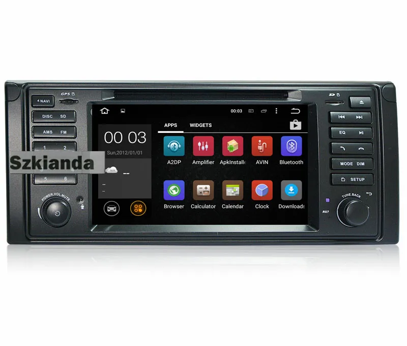 Top Android 7.0 Quad Core GPS Navigation 7"Car DVD Player for BMW E39 X5 M5 1997-2003 with BT RDS Radio SWC USB SD 3G WIFI Canbus 22