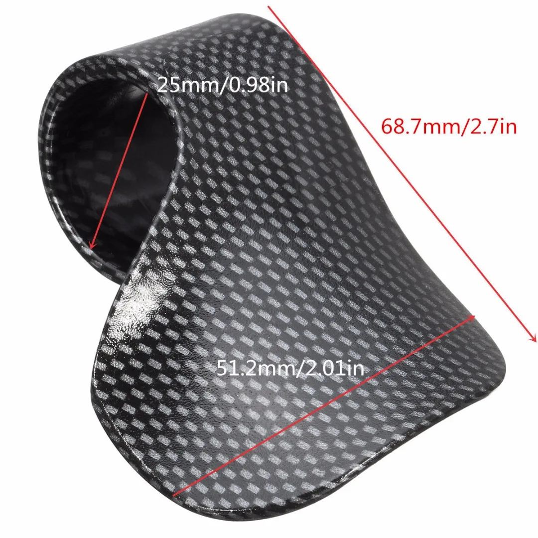 1pc Carbon Fiber Style Motorcycle Throttle Assist Plastic Motorbike Grip Throttle Assist Wrist Cruise Control Cramp Rest
