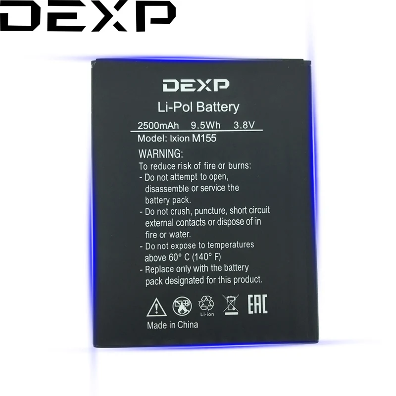 

Original DEXP Ixion M155 M 155 Snatch NEW 2500mAh Battery Mobile Phone + Tracking Number
